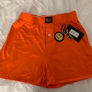 Drew house orange boxers, washed but not worn.